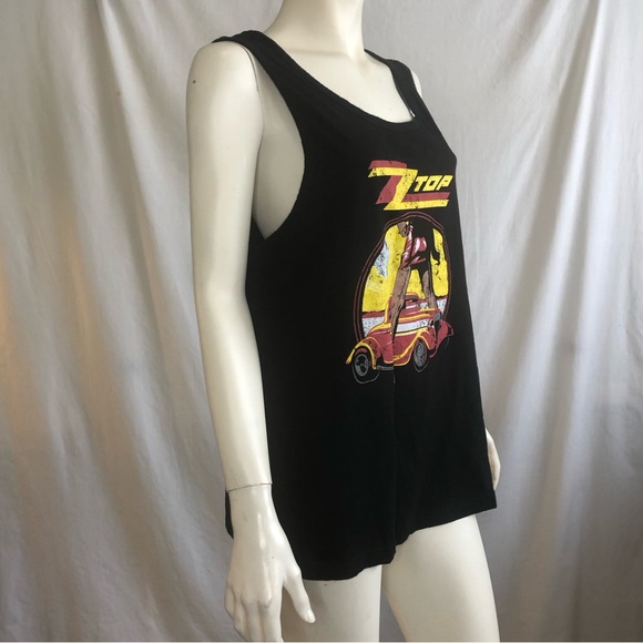 ZZ TOP band 2021 Legs Black Sleeveless Tank Top size Large - Picture 16 of 16